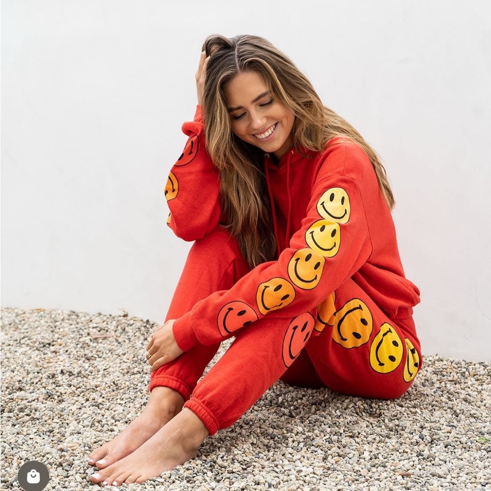 Aviator Nation Sunset Smiley Sweatpants Size XS